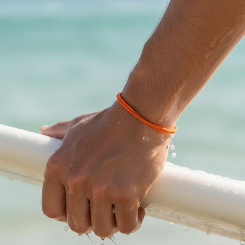Luck Strings Adjustable Wax Nylon Cord Bracelet for Men Women Adult - Vegan Leather String | Unisex Waterproof Nautical & Surfer Style Friendship Gift, Minimalist - Image 3